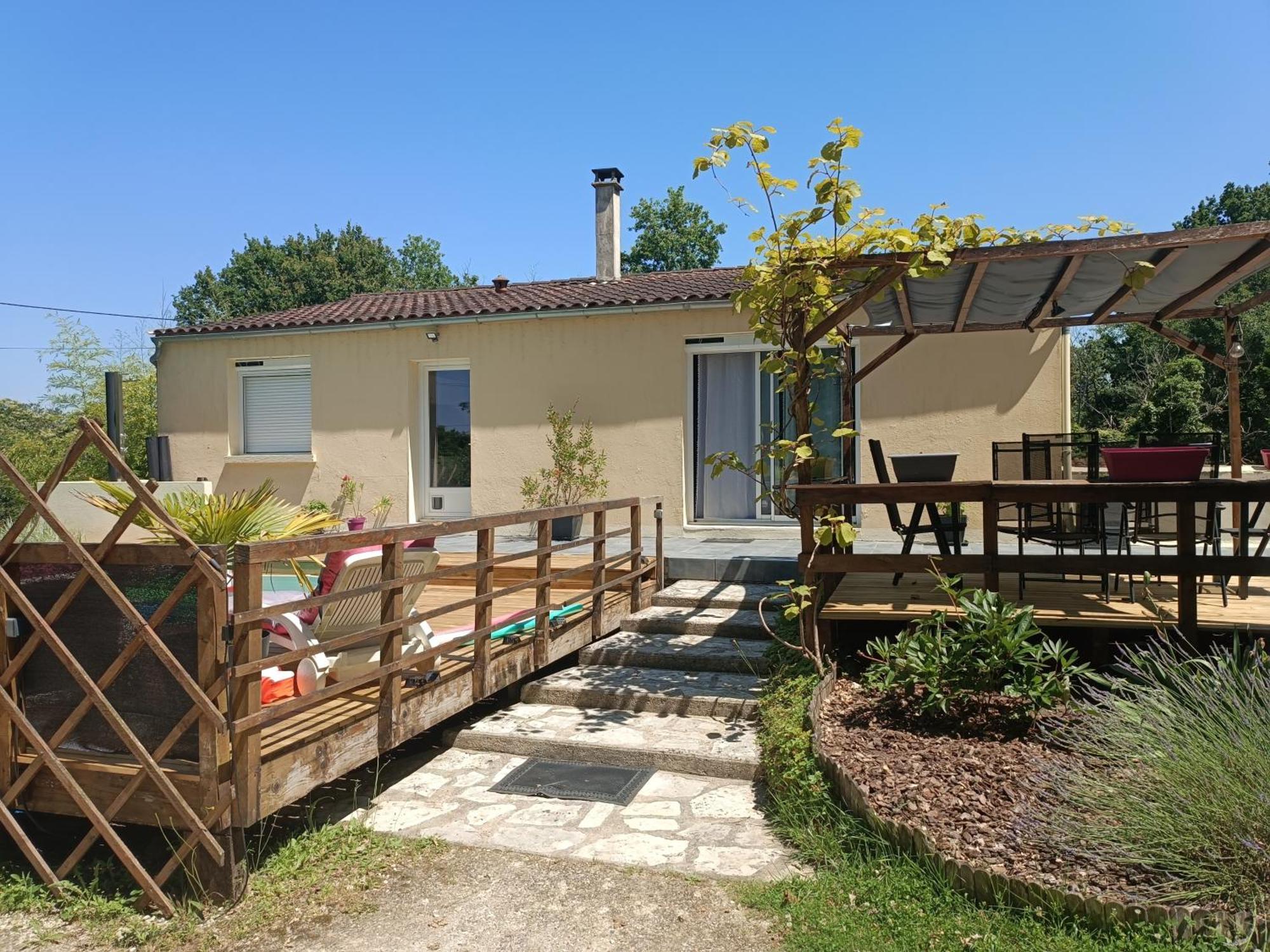 Maison A La Campagne Biras ภายนอก รูปภาพ